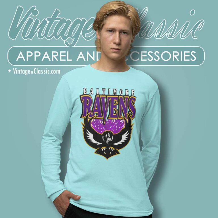Baltimore Ravens Logo Shirt Gift For Super Bowl Long Sleeve Tee Baltimore Ravens Logo Shirt Gift For Super Bowl Long Sleeve Tee