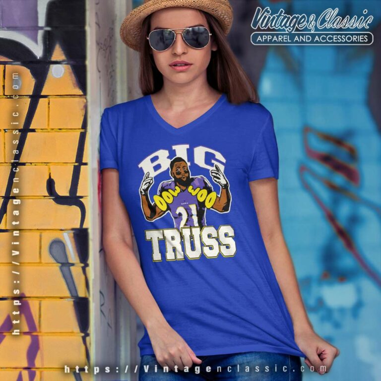Baltimore Ravens Mark Ingram Big Truss Woo Woo V Neck TShirt Baltimore Ravens Mark Ingram Big Truss Woo Woo V Neck TShirt