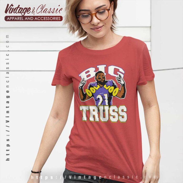 Baltimore Ravens Mark Ingram Big Truss Woo Woo Women TShirt Baltimore Ravens Mark Ingram Big Truss Woo Woo Women TShirt