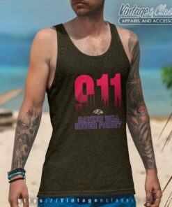 Baltimore Ravens Nfl 911 Will Never Forget Tank Top Racerback