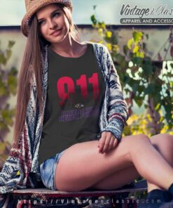 Baltimore Ravens Nfl 911 Will Never Forget Women TShirt