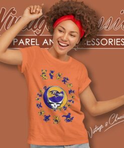 Baltimore Ravens Nfl Grateful Dancing Bears Shirt 6 Baltimore Ravens Nfl Grateful Dancing Bears Women T Shirt