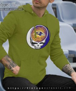 Baltimore Ravens Nfl Grateful Dead Logo Hoodie