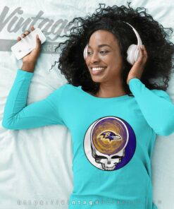 Baltimore Ravens Nfl Grateful Dead Logo Long Sleeve Tee