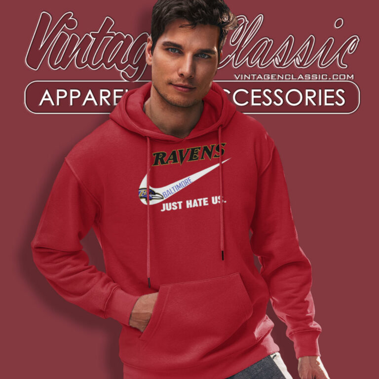 Baltimore Ravens Nike Ravens Just Hate Us Hoodie Baltimore Ravens Nike Ravens Just Hate Us Hoodie