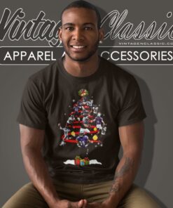 Baltimore Ravens Players Christmas Tree T Shirt