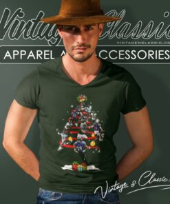 Baltimore Ravens Players Christmas Tree V Neck TShirt