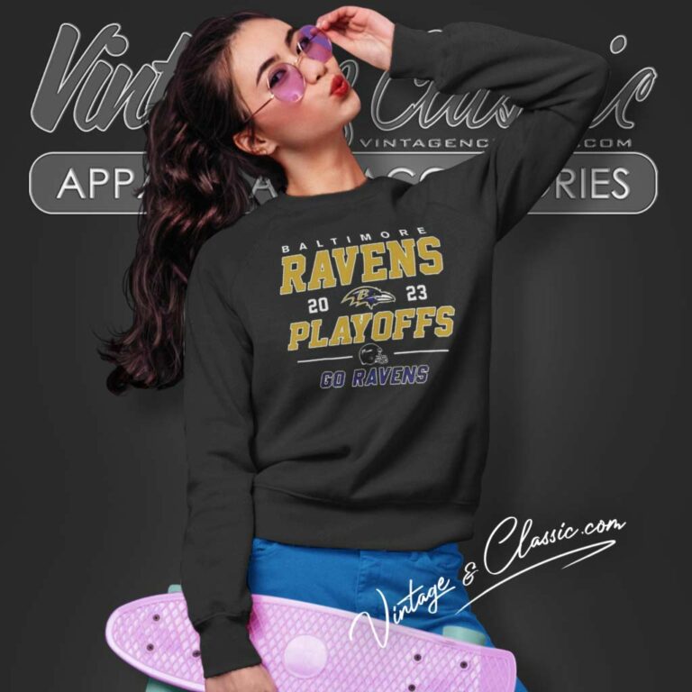 Baltimore Ravens Playoffs Go Ravens 2023 Sweatshirt Baltimore Ravens Playoffs Go Ravens 2023 Sweatshirt