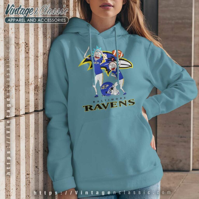 Baltimore Ravens Rick And Morty Dancing Hoodie Baltimore Ravens Rick And Morty Dancing Hoodie