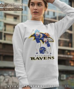 Baltimore Ravens Rick And Morty Dancing Sweatshirt