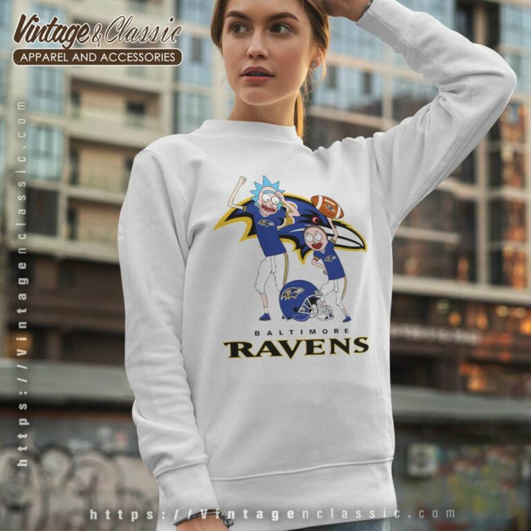 Baltimore Ravens Rick And Morty Dancing Sweatshirt Baltimore Ravens Rick And Morty Dancing Sweatshirt
