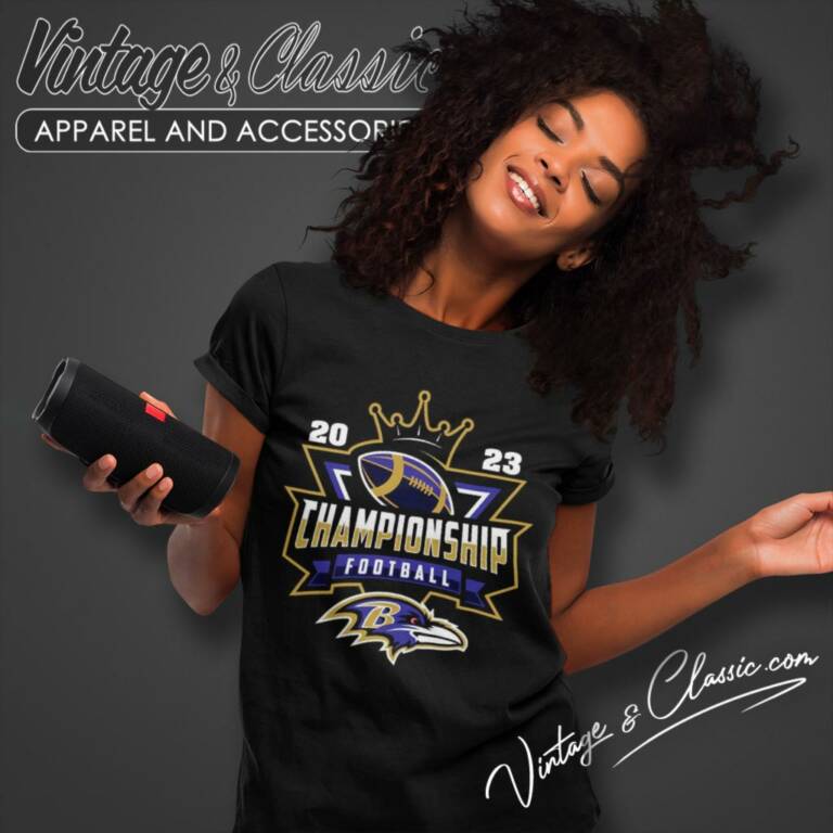Baltimore Ravens Shirt 2023 Championship Football Nfl Women T Shirt Baltimore Ravens Shirt 2023 Championship Football Nfl Women T Shirt