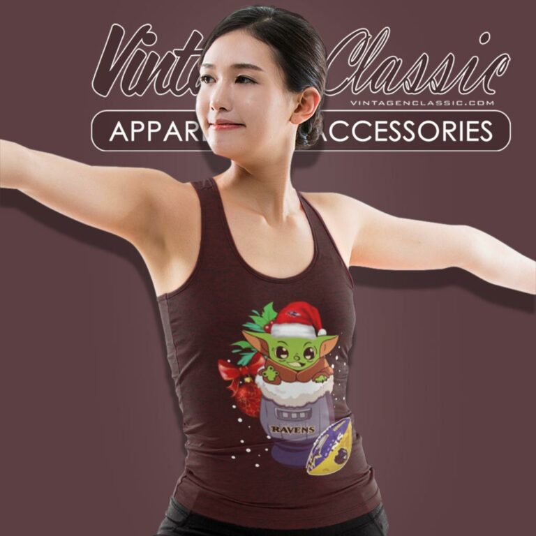 Baltimore Ravens Shirt Christmas Baby Yoda Star Wars Funny Happy Nfl Tank Top Racerback Baltimore Ravens Shirt Christmas Baby Yoda Star Wars Funny Happy Nfl Tank Top Racerback