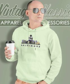 Baltimore Ravens Skyline Lamar Jackson Hoodie