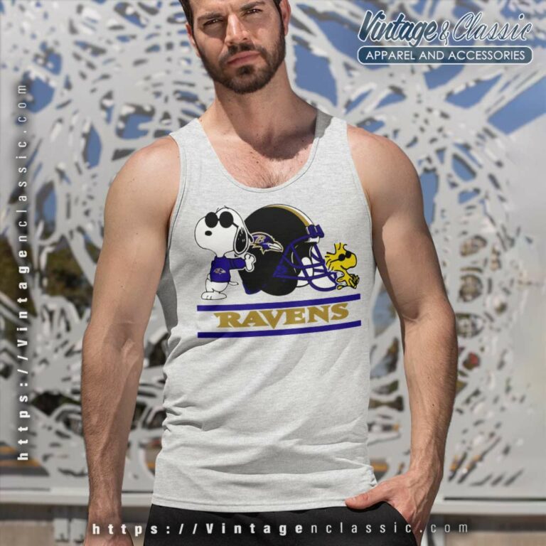 Baltimore Ravens Snoopy And Woodstock Helmet Tank Top Racerback Baltimore Ravens Snoopy And Woodstock Helmet Tank Top Racerback