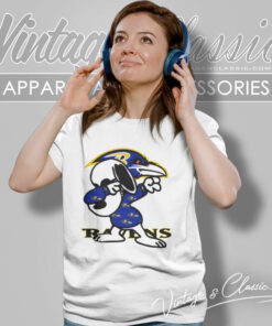 Baltimore Ravens Snoopy Dabbing Shirt 6 Baltimore Ravens Snoopy Dabbing Women T Shirt