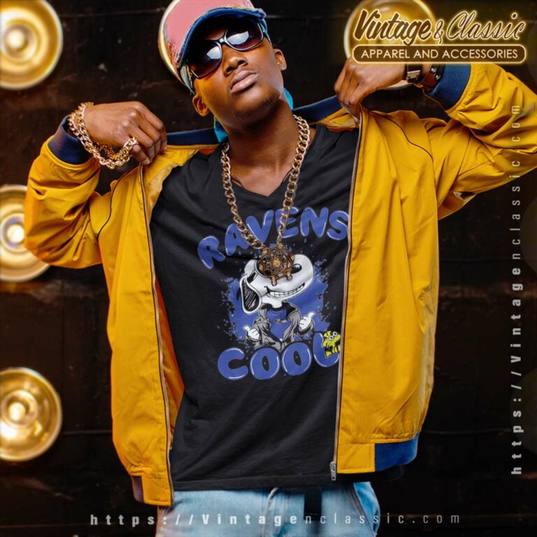 Baltimore Ravens Snoopy Joe Cool V Neck TShirt Baltimore Ravens Snoopy Joe Cool V Neck TShirt