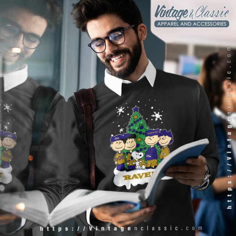 Baltimore Ravens Snoopy Peanuts Christmas Sweatshirt Baltimore Ravens Snoopy Peanuts Christmas Sweatshirt