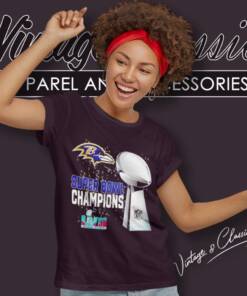 Baltimore Ravens Super Bowl Champions Lviii Las Vegas 2024 Women T Shirt