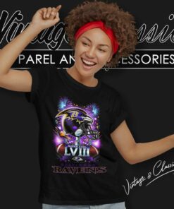 Baltimore Ravens Super Bowl Lviii Champions Nfl 2024 Women TShirt