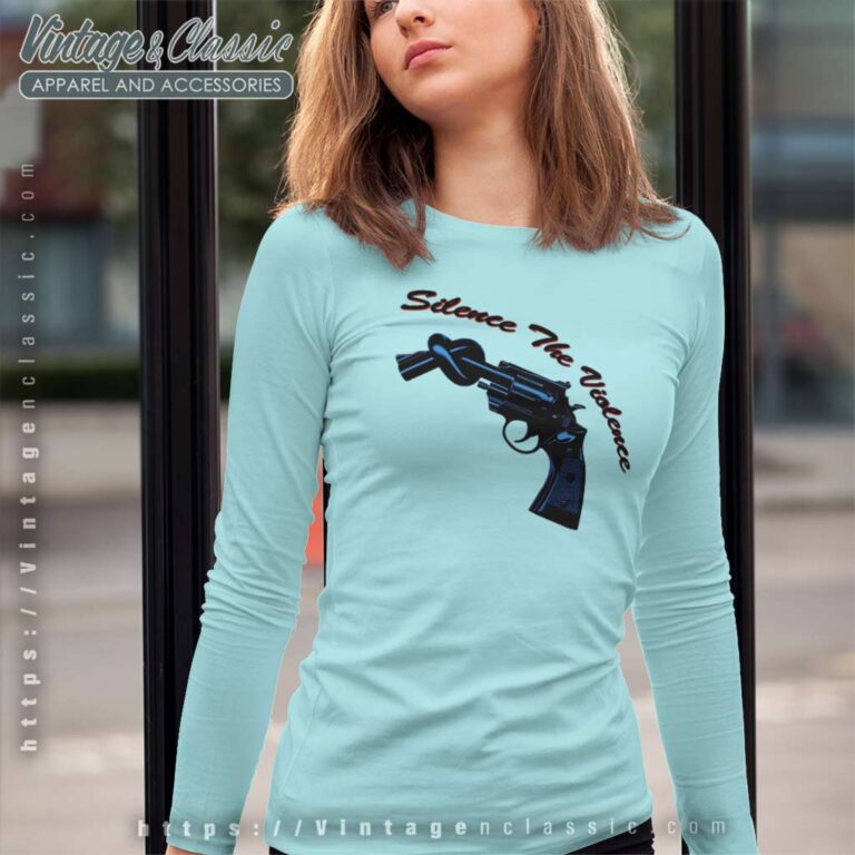 Baltimore Shooting Silence The Violence Long Sleeve Tee Baltimore Shooting Silence The Violence Long Sleeve Tee