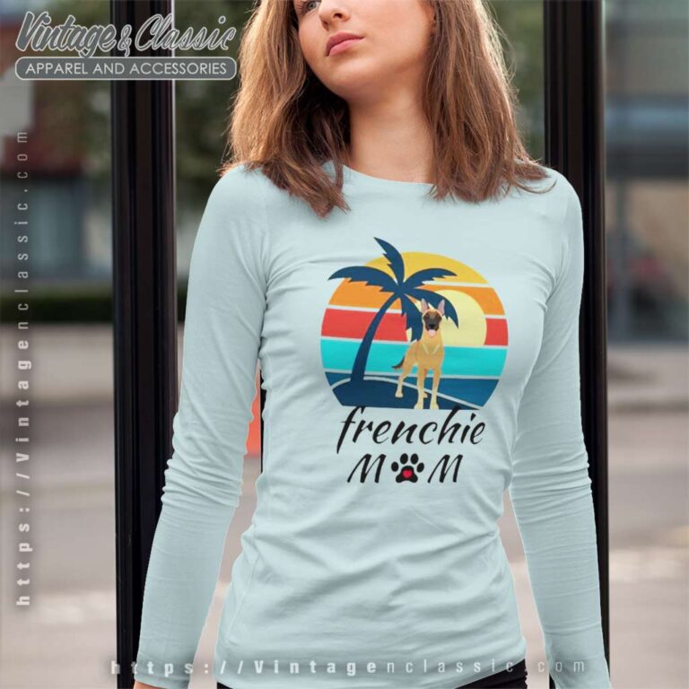 Bandana Frenchie Mom Mothers Day Long Sleeve Tee Bandana Frenchie Mom Mothers Day Long Sleeve Tee