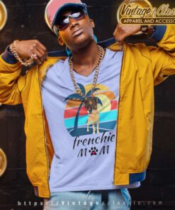 Bandana Frenchie Mom Mothers Day V Neck TShirt