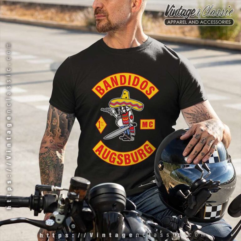 Bandidos MC Augsburg T Shirt Black Bandidos MC Augsburg T Shirt Black