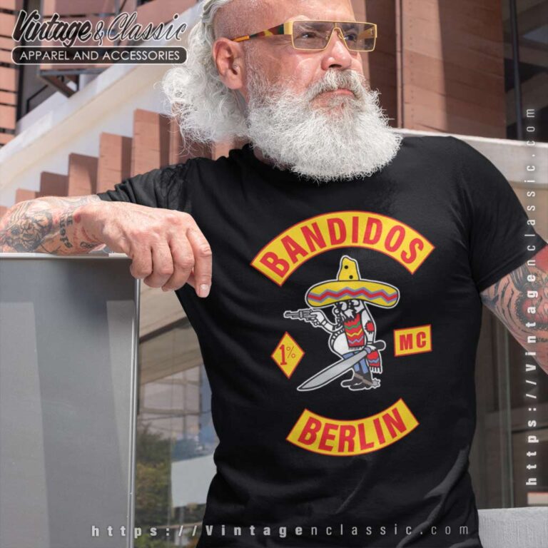 Bandidos MC Berlin Mens T Shirt Bandidos MC Berlin Mens T Shirt