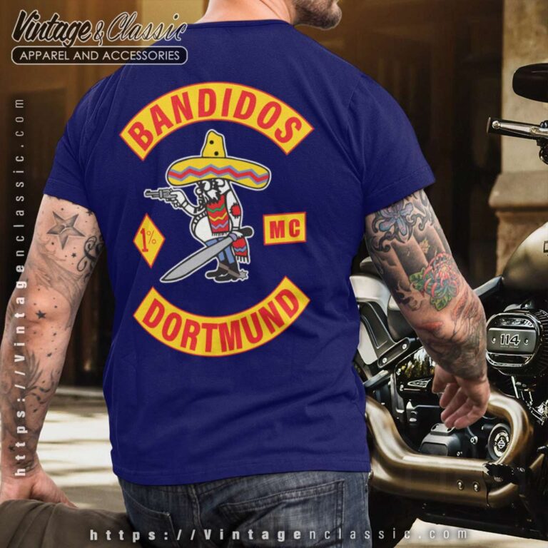 Bandidos MC Dortmund T Shirt Back Bandidos MC Dortmund T Shirt Back