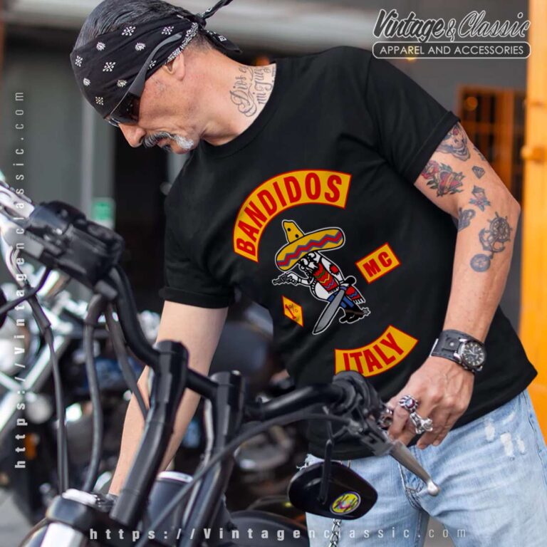 Bandidos MC Italy T shirt Bandidos MC Italy T shirt