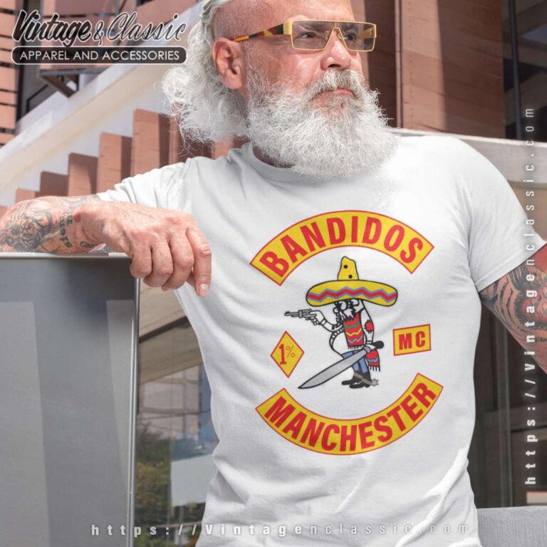 Bandidos MC Manchester Mens T Shirt Bandidos MC Manchester Mens T Shirt