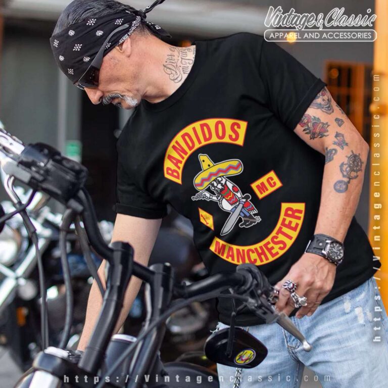 Bandidos MC Manchester T Shirt Bandidos MC Manchester T Shirt