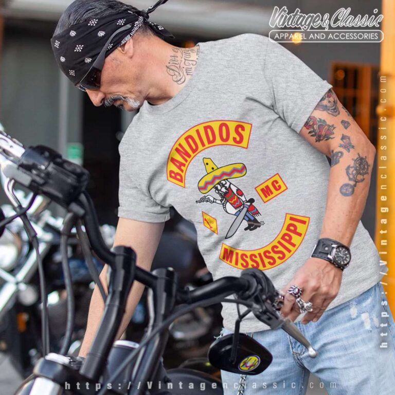 Bandidos MC Mississippi T Shirt Bandidos MC Mississippi T Shirt