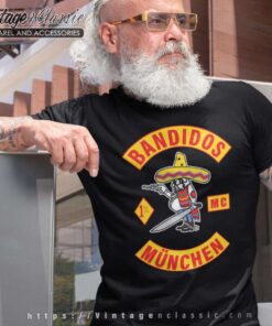 Bandidos MC Munchen Mens T Shirt