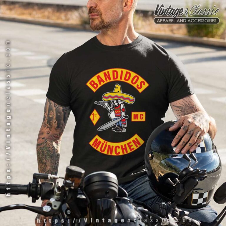 Bandidos MC Munchen T Shirt Black Bandidos MC Munchen T Shirt Black