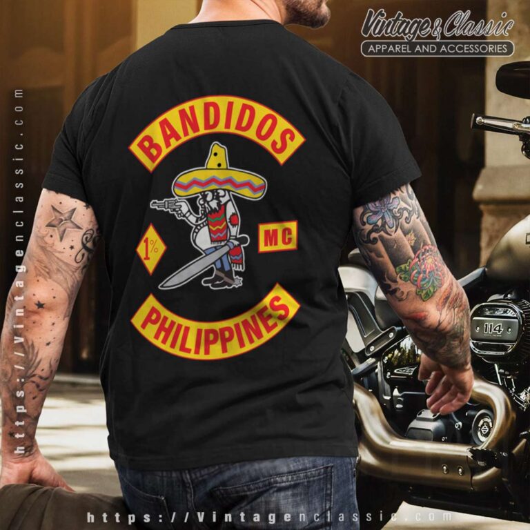 Bandidos MC Philippines T shirt Back Bandidos MC Philippines T shirt Back