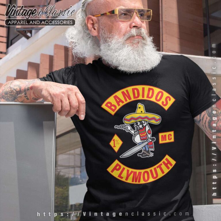 Bandidos MC Plymouth Mens T Shirt Bandidos MC Plymouth Mens T Shirt