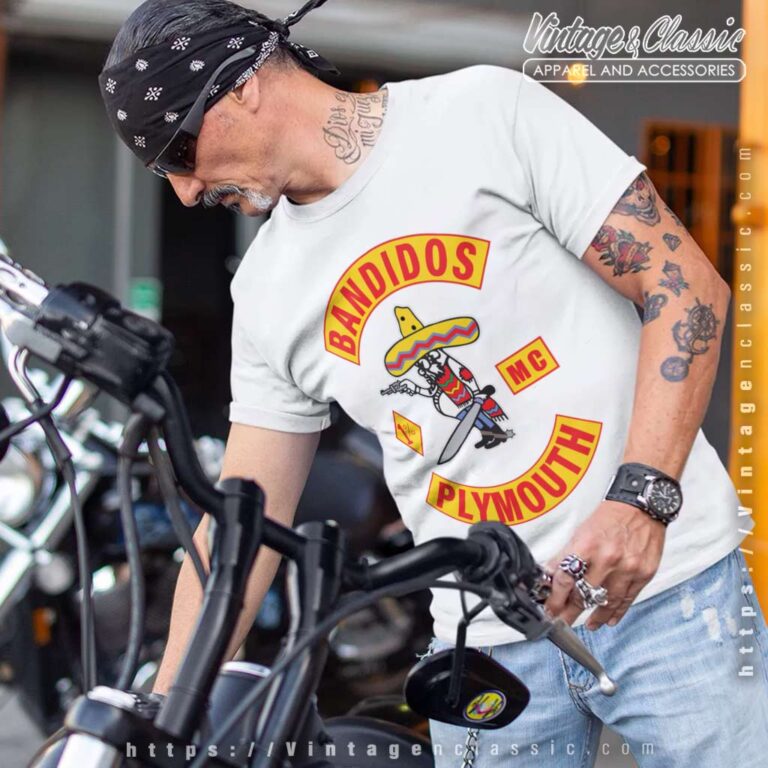 Bandidos MC Plymouth T Shirt Bandidos MC Plymouth T Shirt