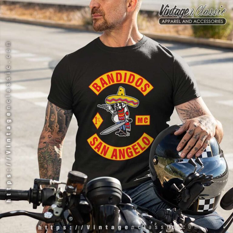 Bandidos MC San Angelo T Shirt Black Bandidos MC San Angelo T Shirt Black