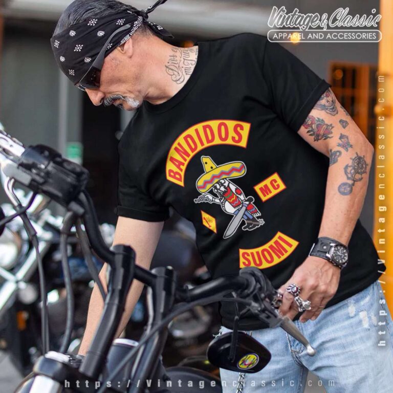 Bandidos MC Suomi T Shirt Bandidos MC Suomi T Shirt