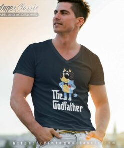 Bandit Heeler Godfather Shirt Gift For Father Day 5 Bandit Heeler Godfather Shirt Gift For Father Day Vneck