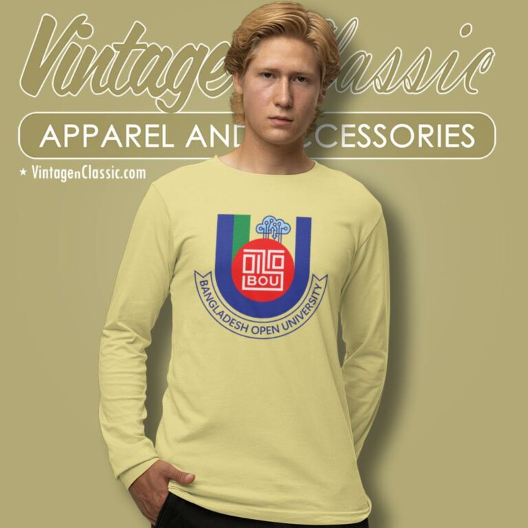 Bangladesh Open University Logo Long Sleeve Tee Bangladesh Open University Logo Long Sleeve Tee