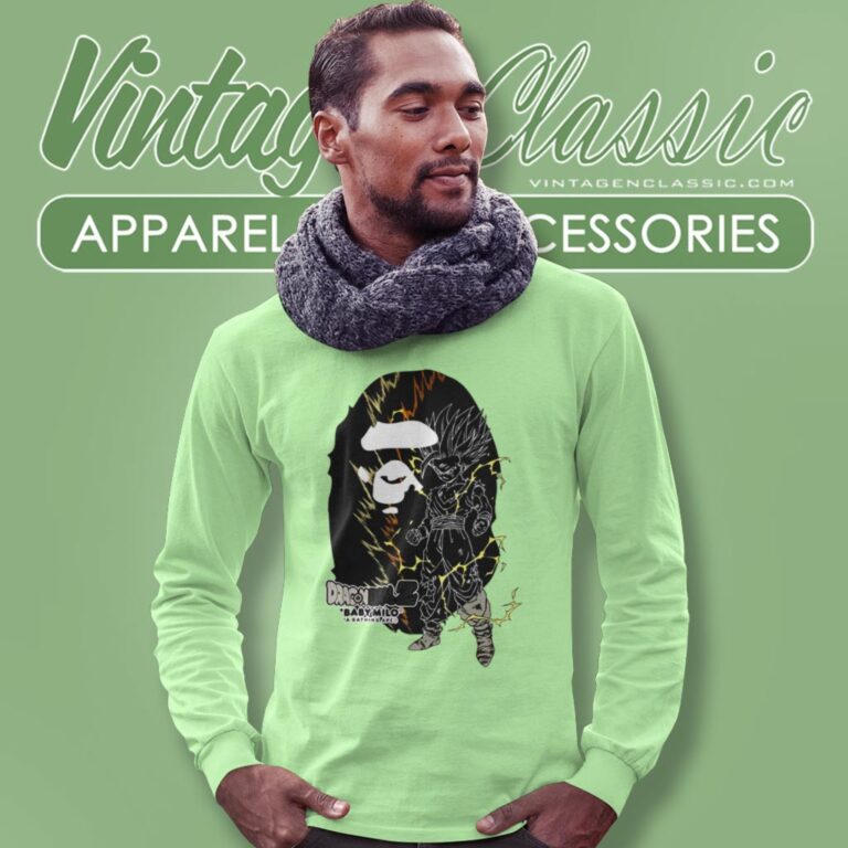 Bape Dragon Ball Z Son Gohan Long Sleeve Tee Bape Dragon Ball Z Son Gohan Long Sleeve Tee