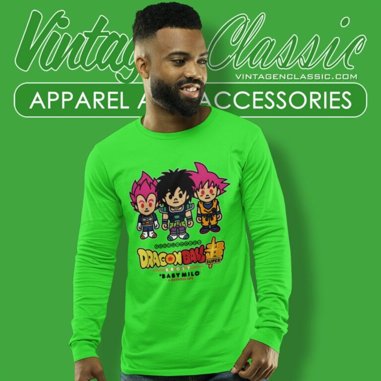 Bape X Dragon Ball Super Broly Long Sleeve Tee Bape X Dragon Ball Super Broly Long Sleeve Tee