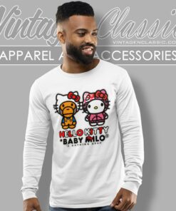 Bape X Hello Kitty Baby Milo Shirt 5 Bape X Hello Kitty Baby Milo Long Sleeve Tee