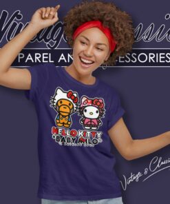 Bape X Hello Kitty Baby Milo Shirt 8 Bape X Hello Kitty Baby Milo Women T Shirt