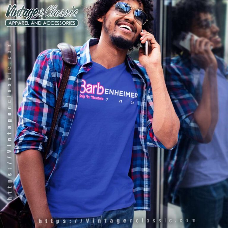 Barbenheimer 7 21 23 Only In Theaters V Neck TShirt Barbenheimer 7 21 23 Only In Theaters V Neck TShirt