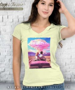 Barbenheimer Barbie Destroyer V Neck TShirt