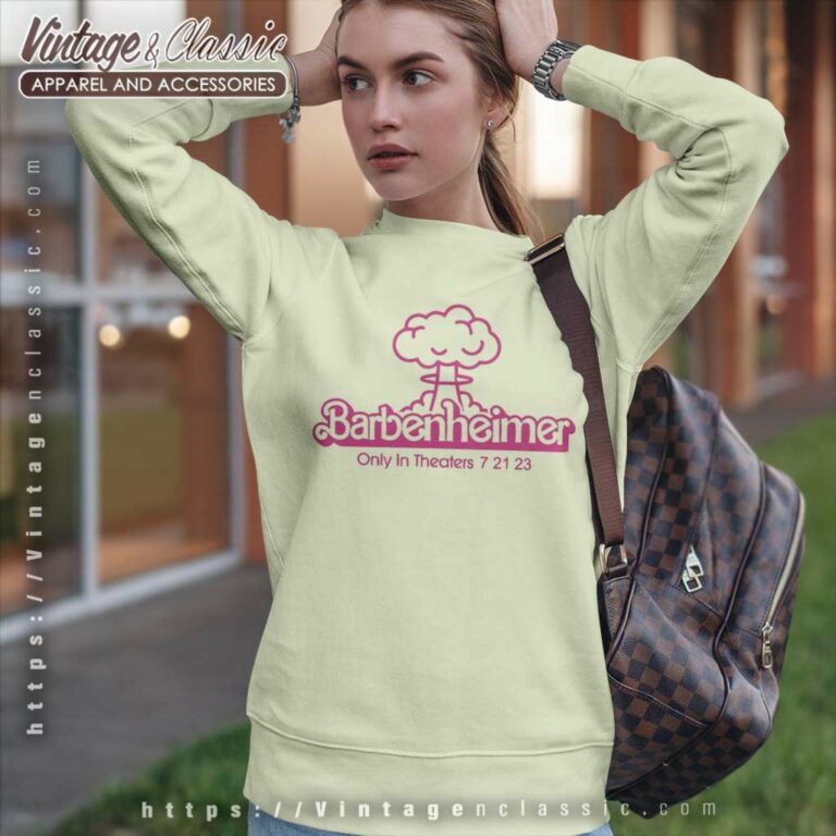 Barbenheimer Only In Theaters 7 21 23 Sweatshirt Barbenheimer Only In Theaters 7 21 23 Sweatshirt